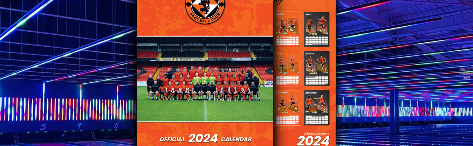 2024 CALENDAR SIGNING NIGHT Dundee United Football Club