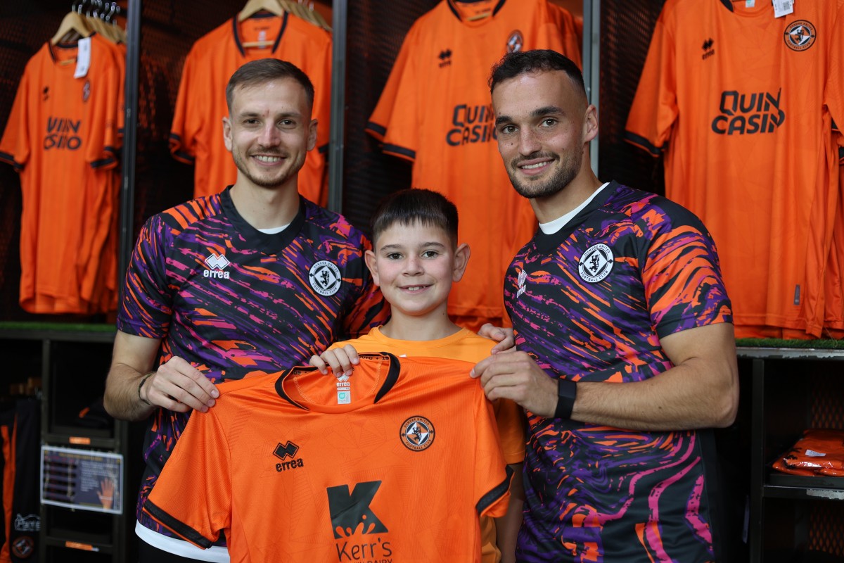 Kristijan Trapanovski, Vicko Ševelj and a young United Fan