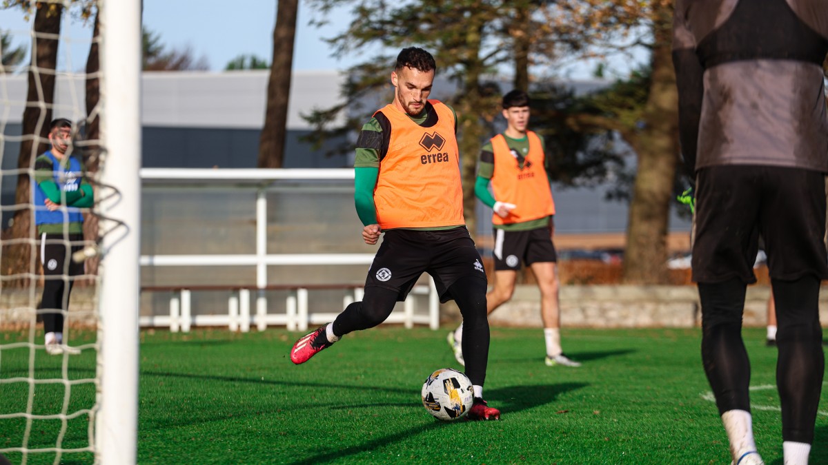 Vicko Ševelj training at the St Andrews Training Centre