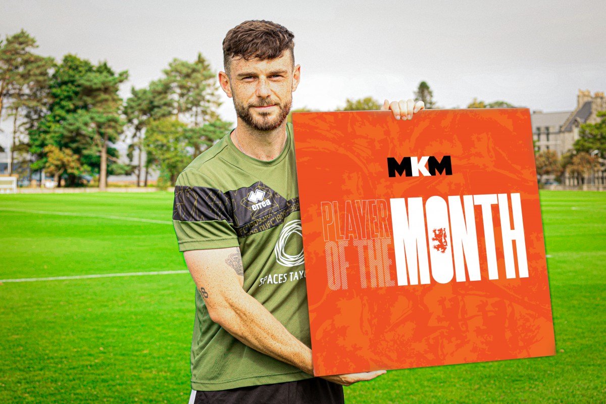 Will Ferry with the August MKM Player of the Month award